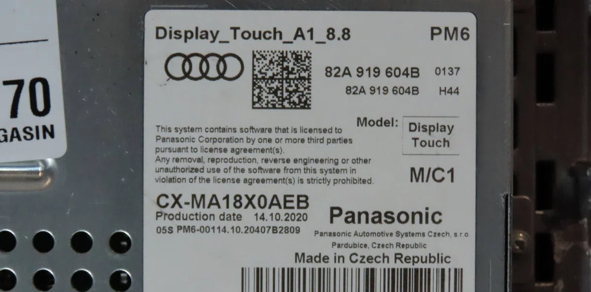 Afficheur digital Audi A1 City Carver (GBH) 30 tfsi (2019) occasion