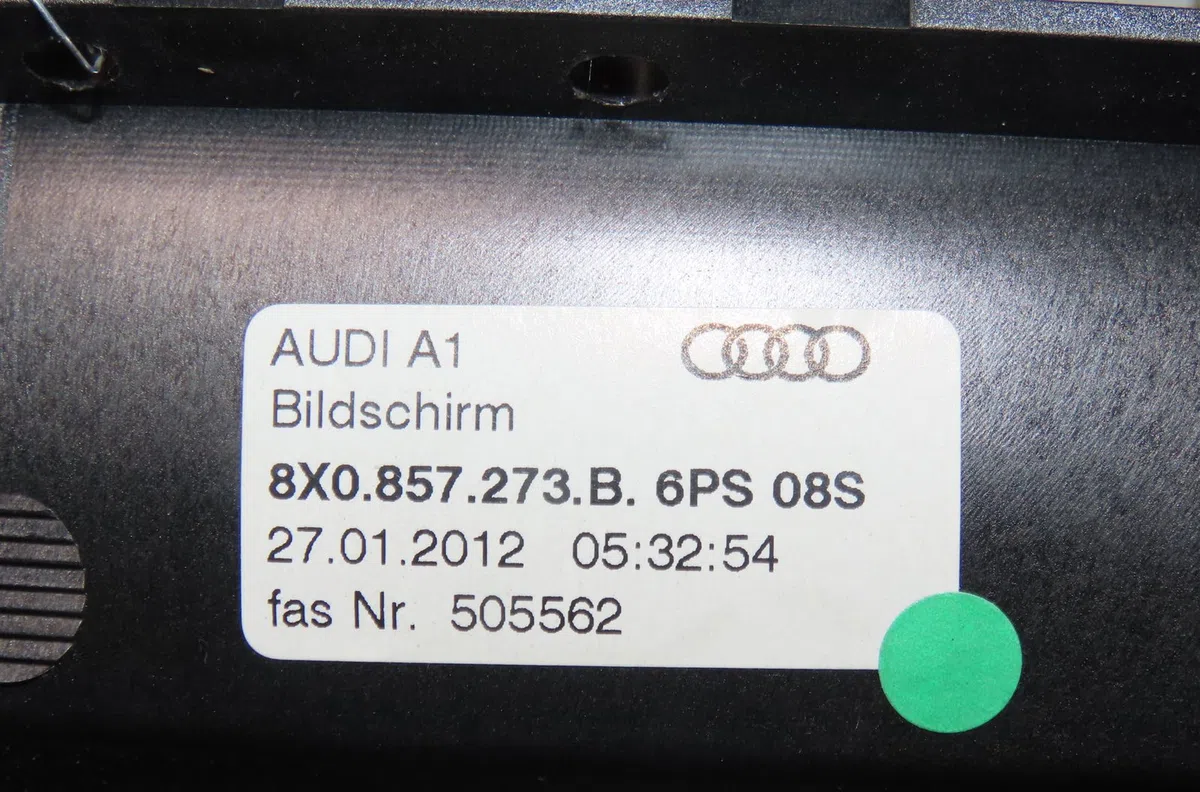 Afficheur digital Audi A1 Sportback (8XA, 8XF) 1.6 tdi (2011-2015) occasion