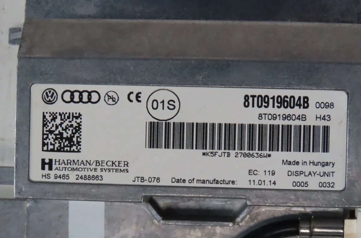 Afficheur digital Audi A4 B8 Avant (8K5) 2.0 tdi (2008-2015) occasion