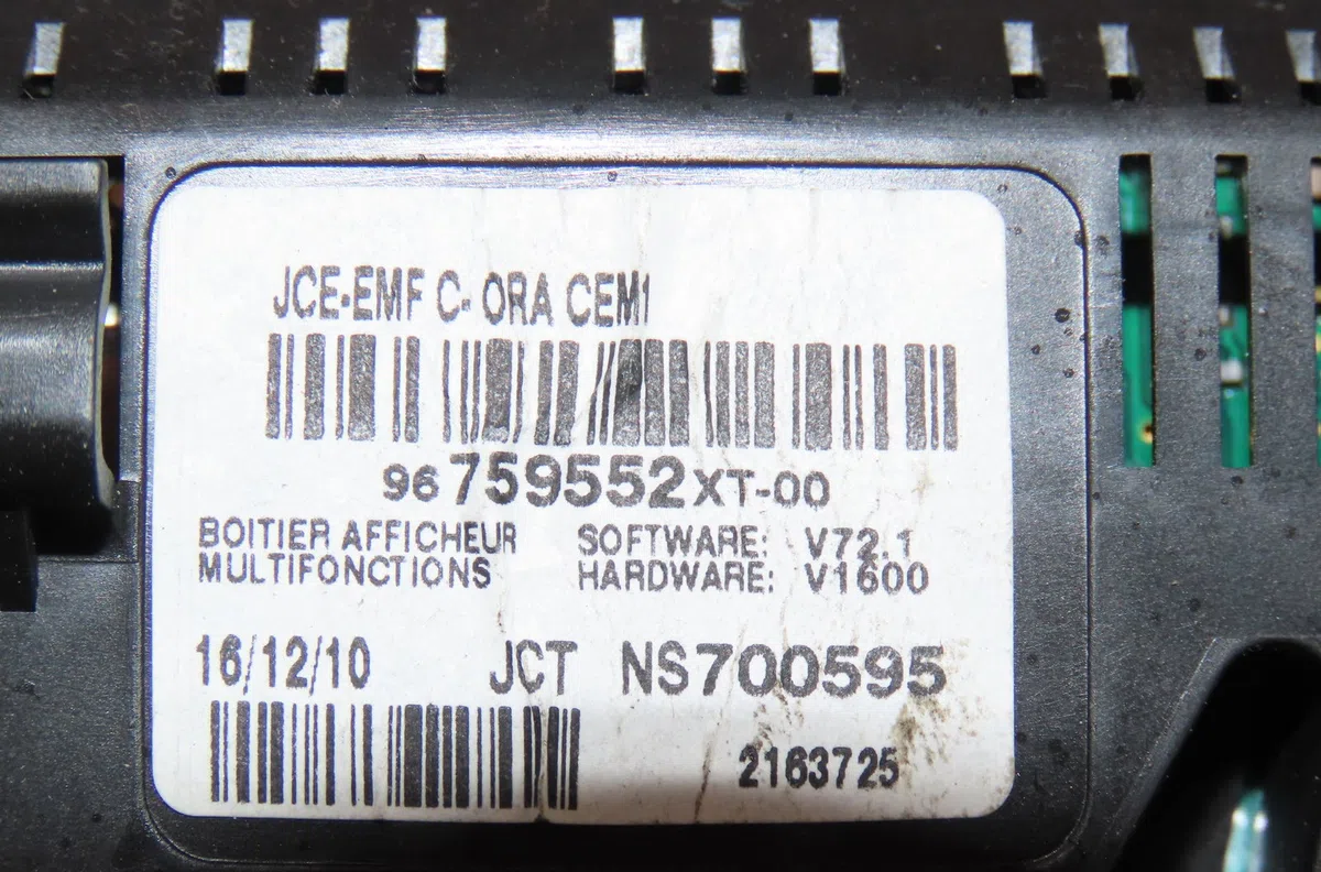 Afficheur digital Citroën C3 II (SC_) 1.6 hdi (2009-2016) 5 portes occasion