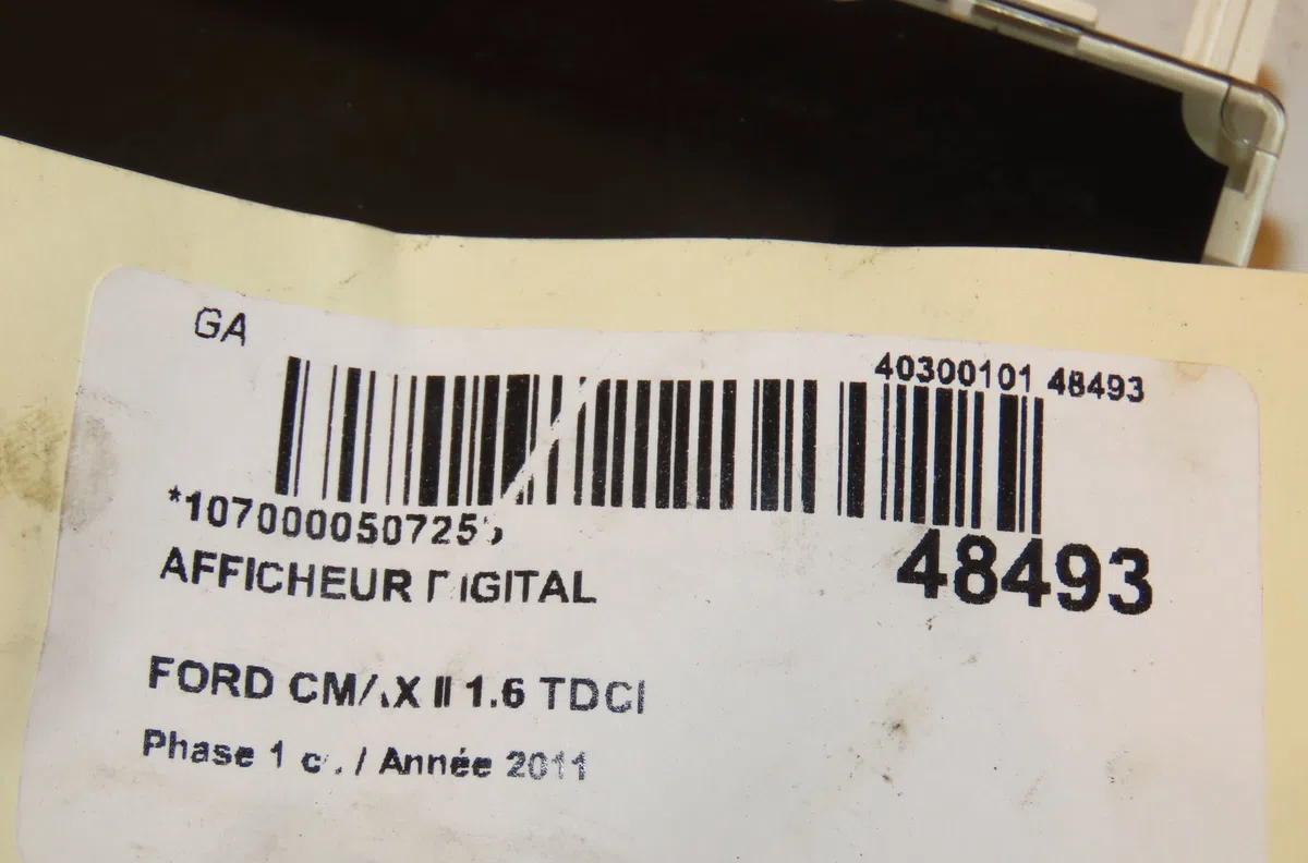 Afficheur digital Ford C-MAX II (DXA-CB7, DXA-CEU) 1.6 tdci (2010-2019) 5 portes occasion