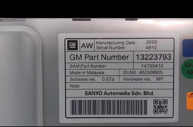 Afficheur digital Opel INSIGNIA A (G09) 2.0 cdti (68) (2008-2017) occasion