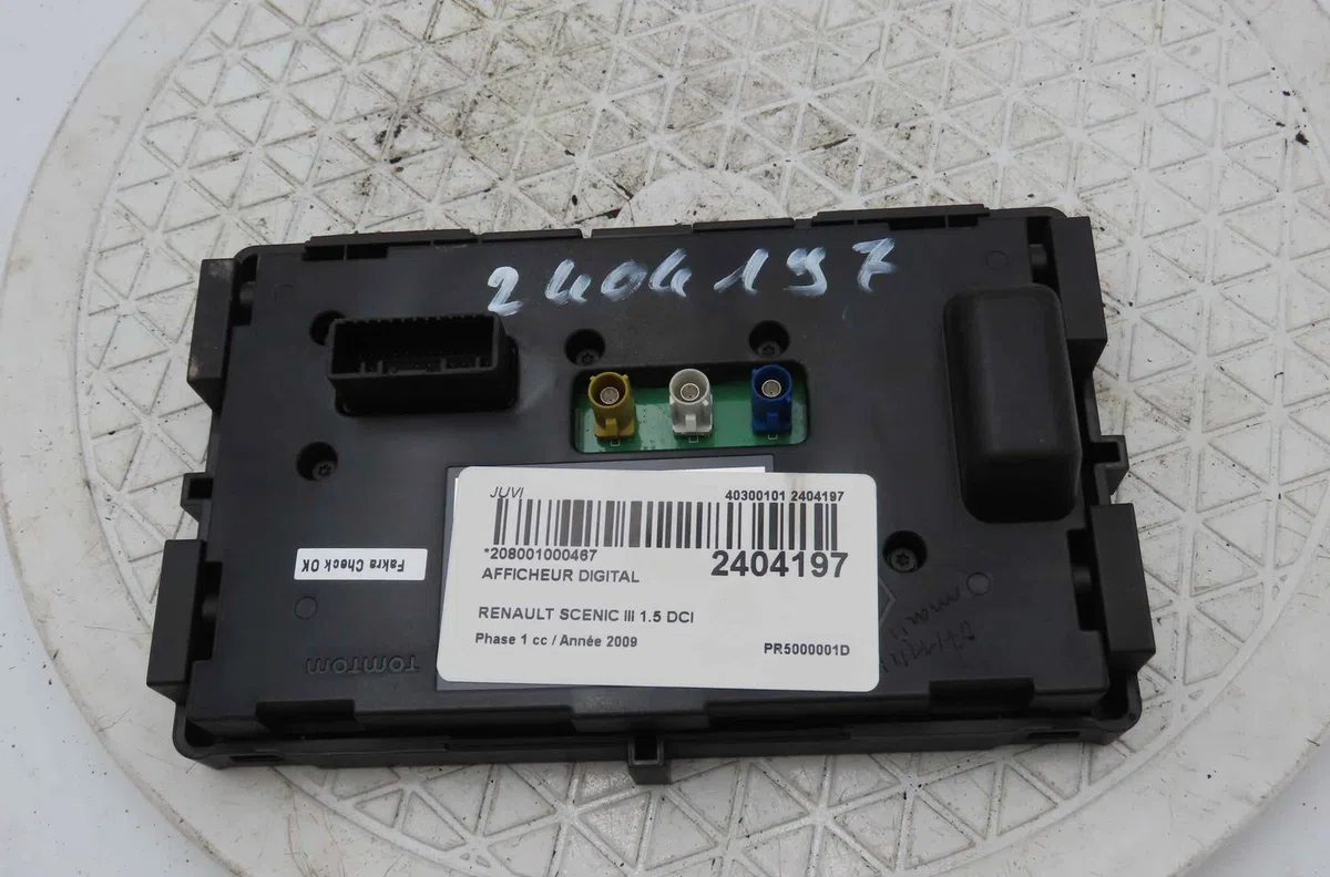 Afficheur digital RENAULT SCENIC III occasion