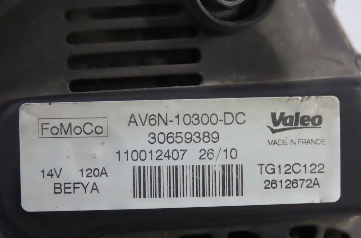 Alternateur Ford FIESTA VI (CB1, CCN) 1.6 tdci (2008-2012) occasion