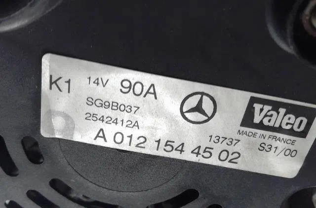 Alternateur Mercedes-benz CLASSE A (W168) A 160 (168.033, 168.133) (1997-2004) occasion