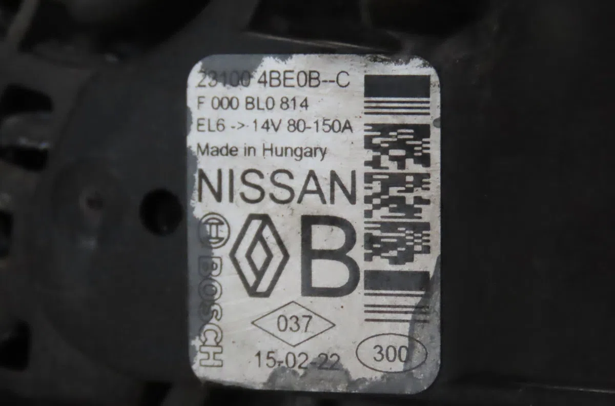 Alternateur Nissan PULSAR 3-5 portes (C13) 1.2 dig-t (2014) occasion