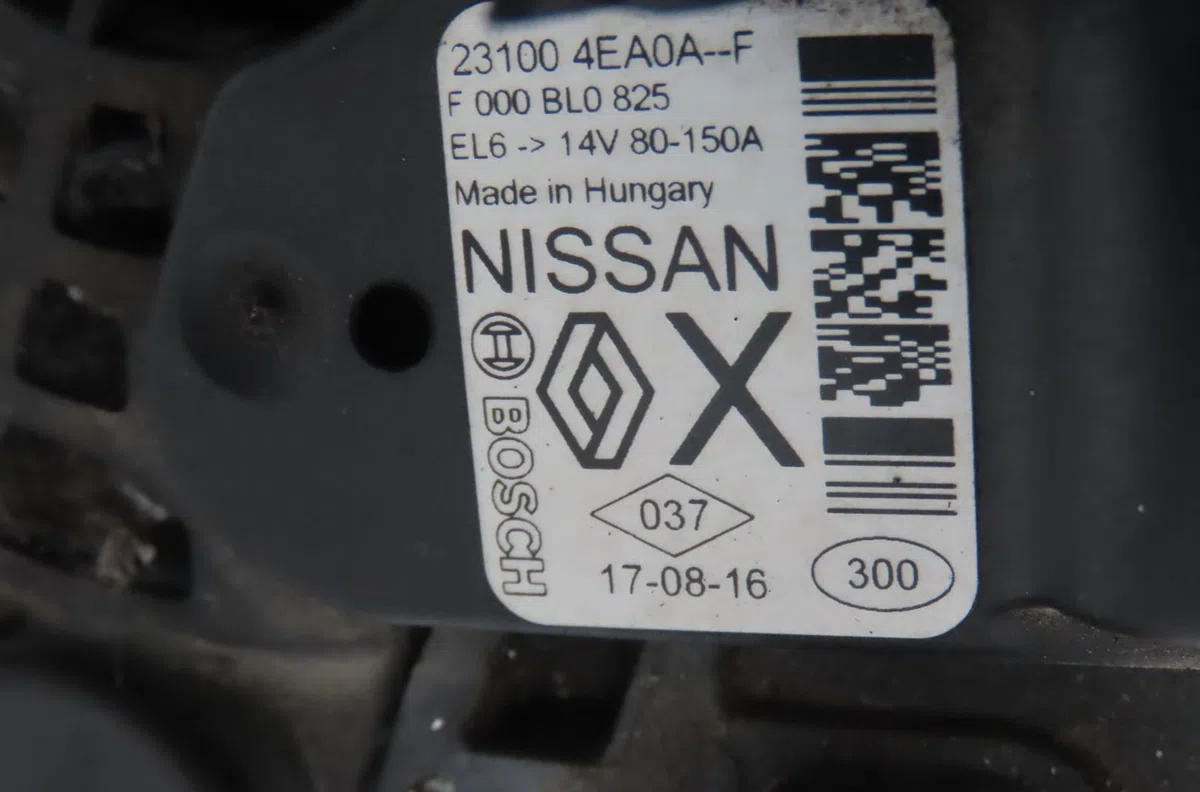 Alternateur Nissan QASHQAI II SUV (J11, J11_) 1.5 dci (2013) 5 portes occasion