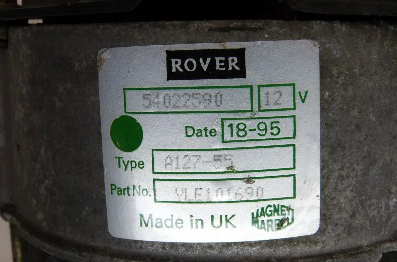 Alternateur ROVER 100 PHASE 2 occasion