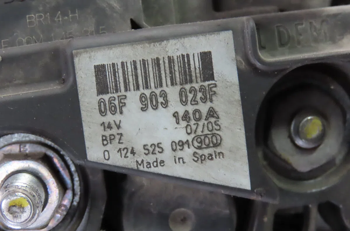 Alternateur Volkswagen GOLF V (1K1) 1.9 tdi (2003-2008) 5 portes occasion
