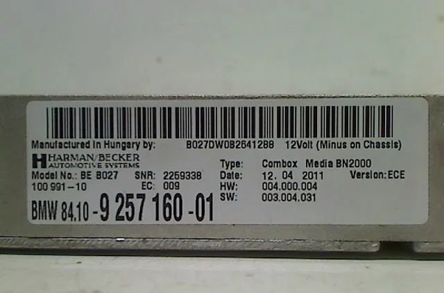 Amplificateur autoradio Bmw 1 (E87) 118 d (2004-2007) 5 portes occasion
