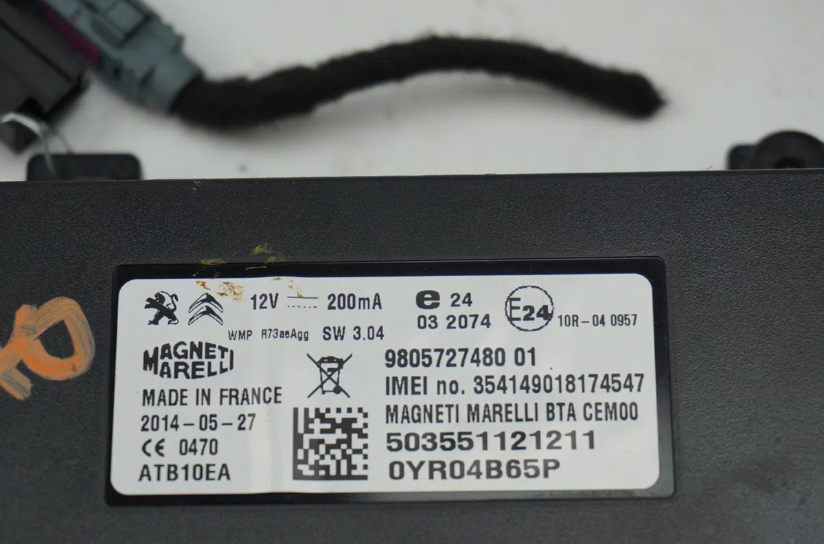 Amplificateur autoradio Citroen C4 GRAND PICASSO II (DA_, DE_) 1.6 hdi - bluehdi 115 (2013) occasion