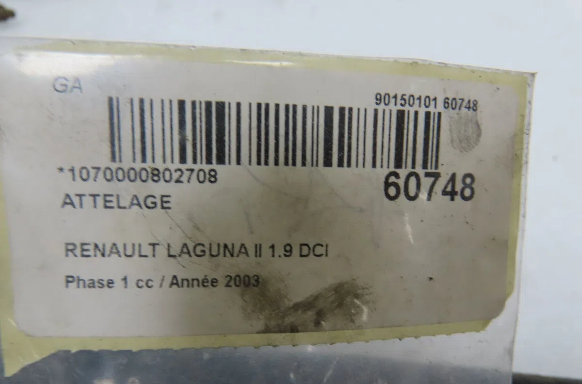 Attelage Renault LAGUNA II (BG0-1_) 1.9 dci (bg08, bg0g) (2001-2007) occasion