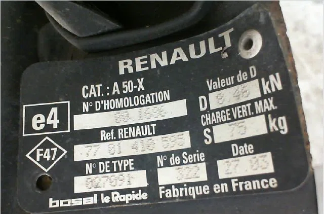 Attelage RENAULT LAGUNA II Phase 1 11-2000--03-2005 occasion
