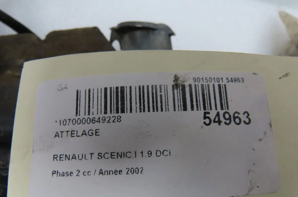 Attelage Renault SCÉNIC I Monospace (JA0-1_, FA0_) 1.9 dci (ja05, ja1f) (1999-2003) 5 portes occasion