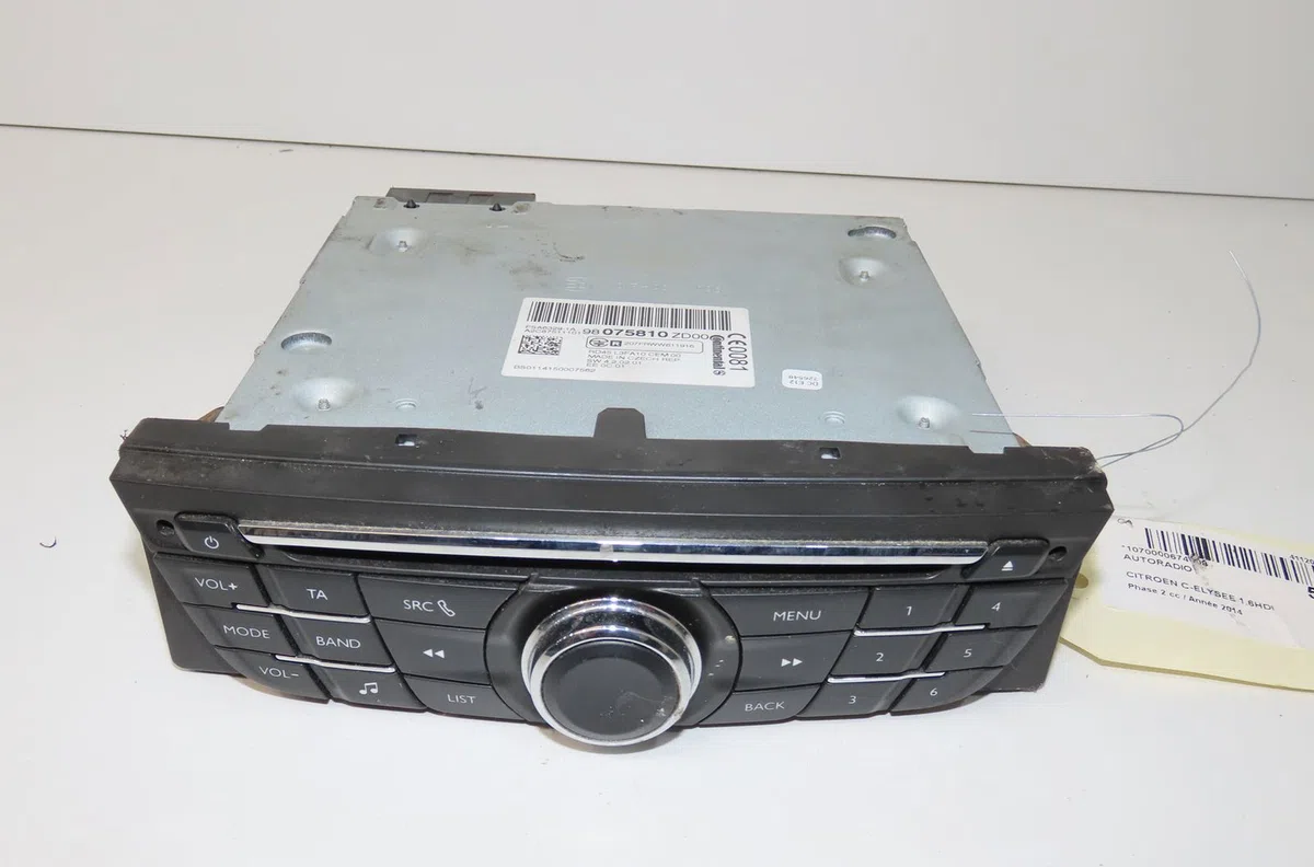 Autoradio Citroen C-ELYSEE (DD_) 1.6 hdi 92 (2012) occasion