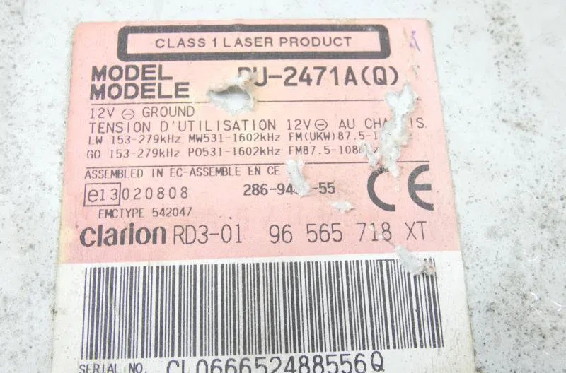 Autoradio CITROEN C3 1 PHASE 1 occasion