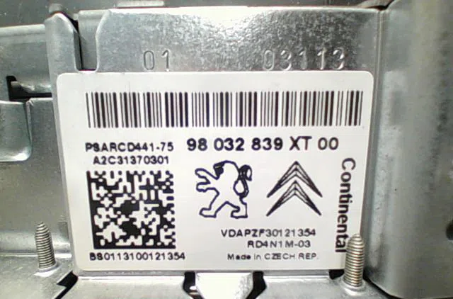 Autoradio Citroen C3 II (SC_) 1.0 vti 68 (2012) 5 portes occasion