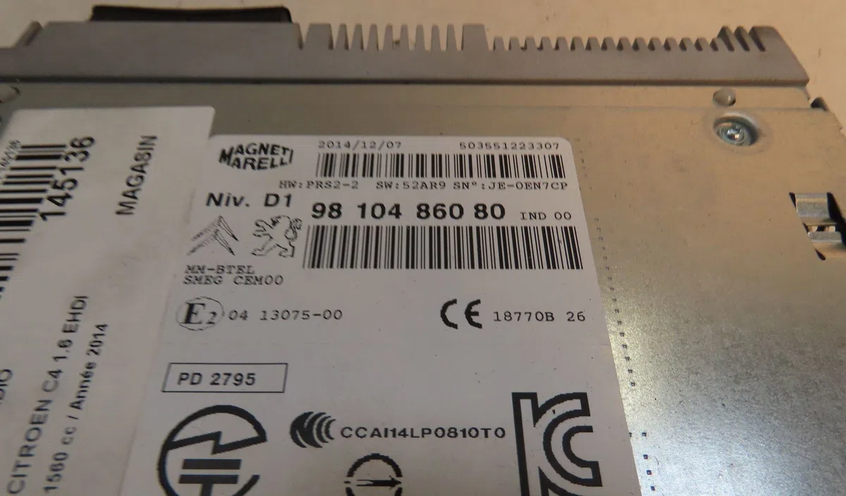 Autoradio CITROEN C4 2014 occasion