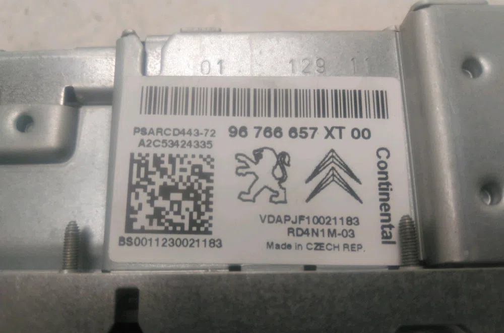 Autoradio Citroen C4 GRAND PICASSO I (UA_) 1.6 hdi 110 (2010-2013) occasion
