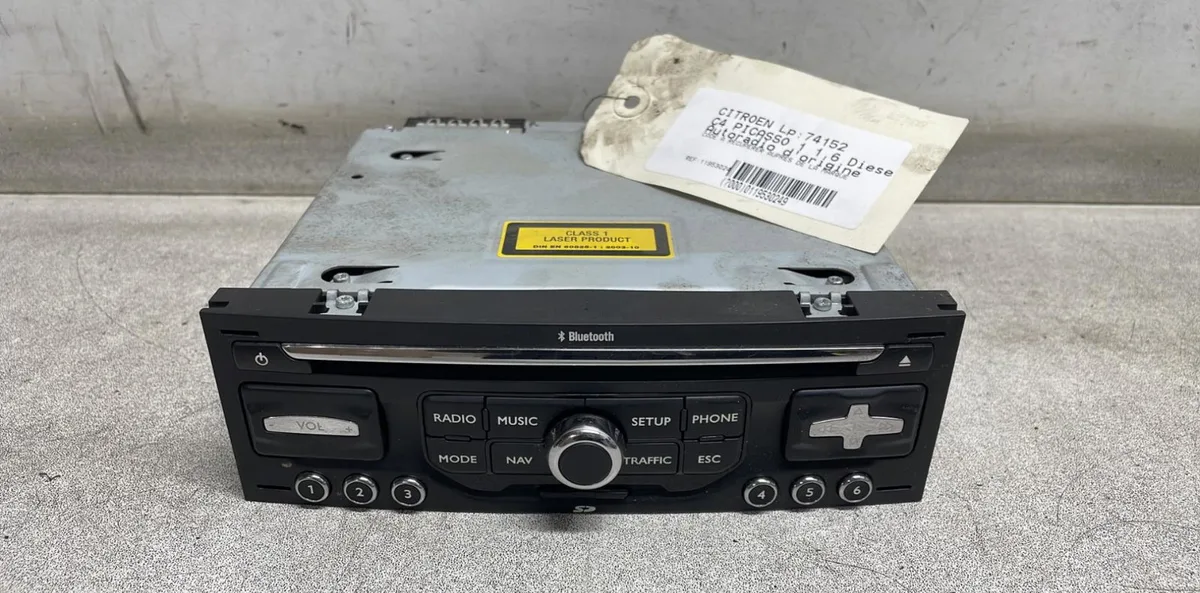 Autoradio Citroen C4 PICASSO I Monospace (UD_) 1.6 hdi (2007-2013) 5 portes occasion