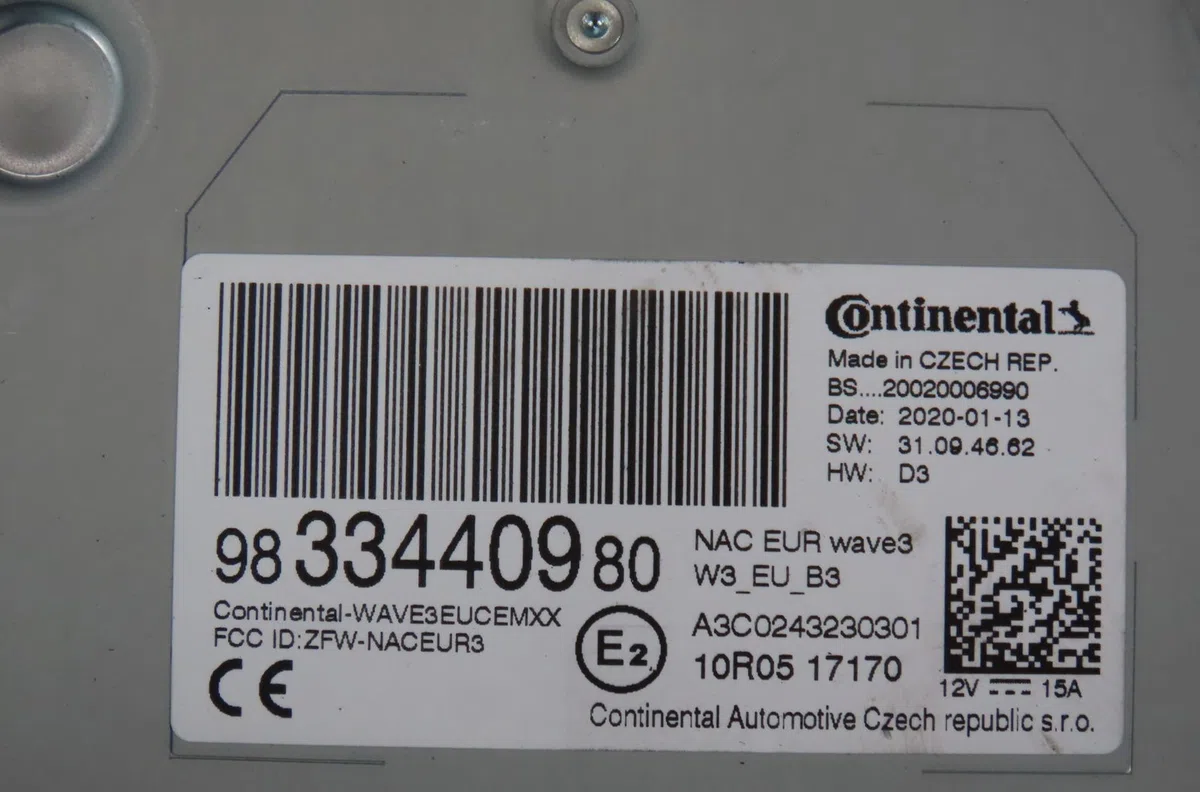 Autoradio Citroen C5 AIRCROSS (A_) 1.5 bluehdi 130 (acyhzj, acyhzr) (2018) occasion
