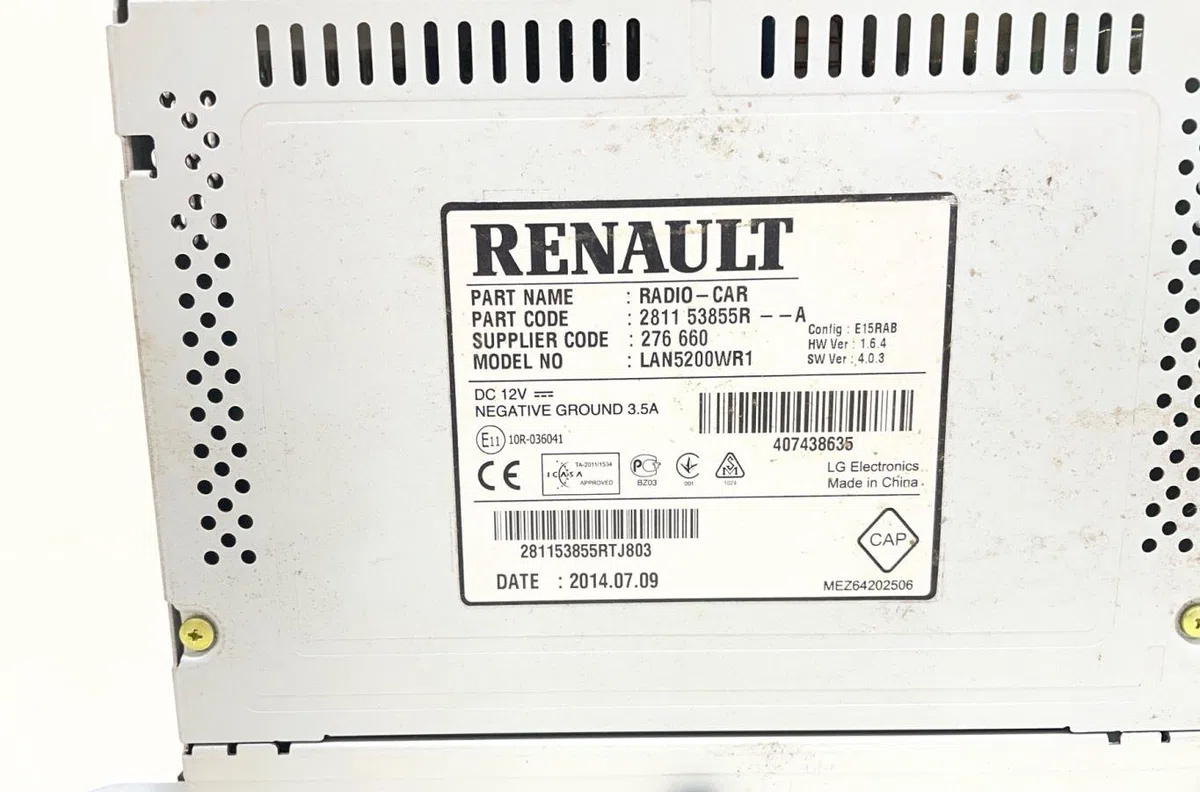 Autoradio Dacia DUSTER (HS_) 1.5 dci 4x4 (2013-2018) 5 portes occasion