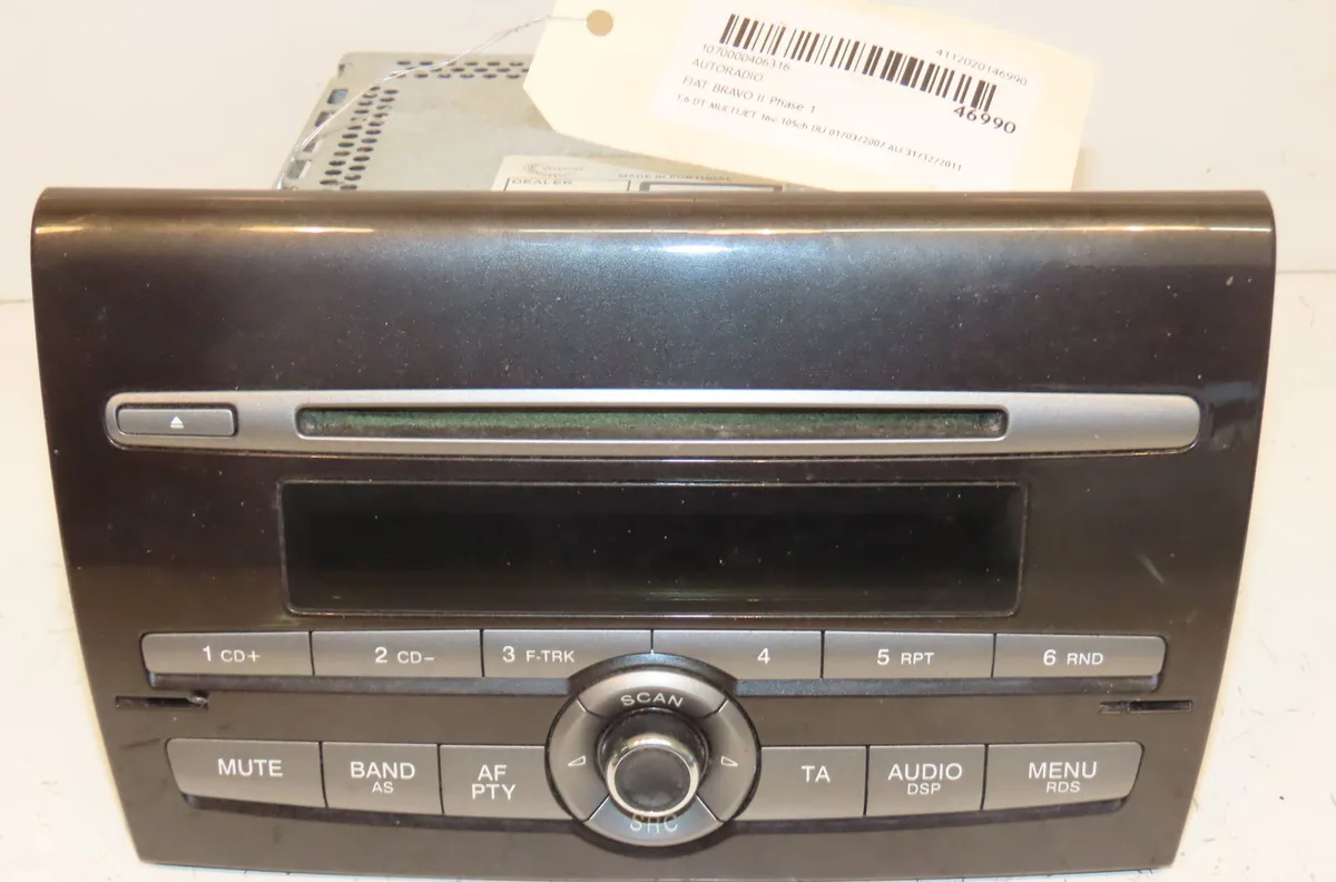 Autoradio Fiat BRAVO II (198_) 1.6 d multijet (198axh1b) (2007-2014) 5 portes occasion