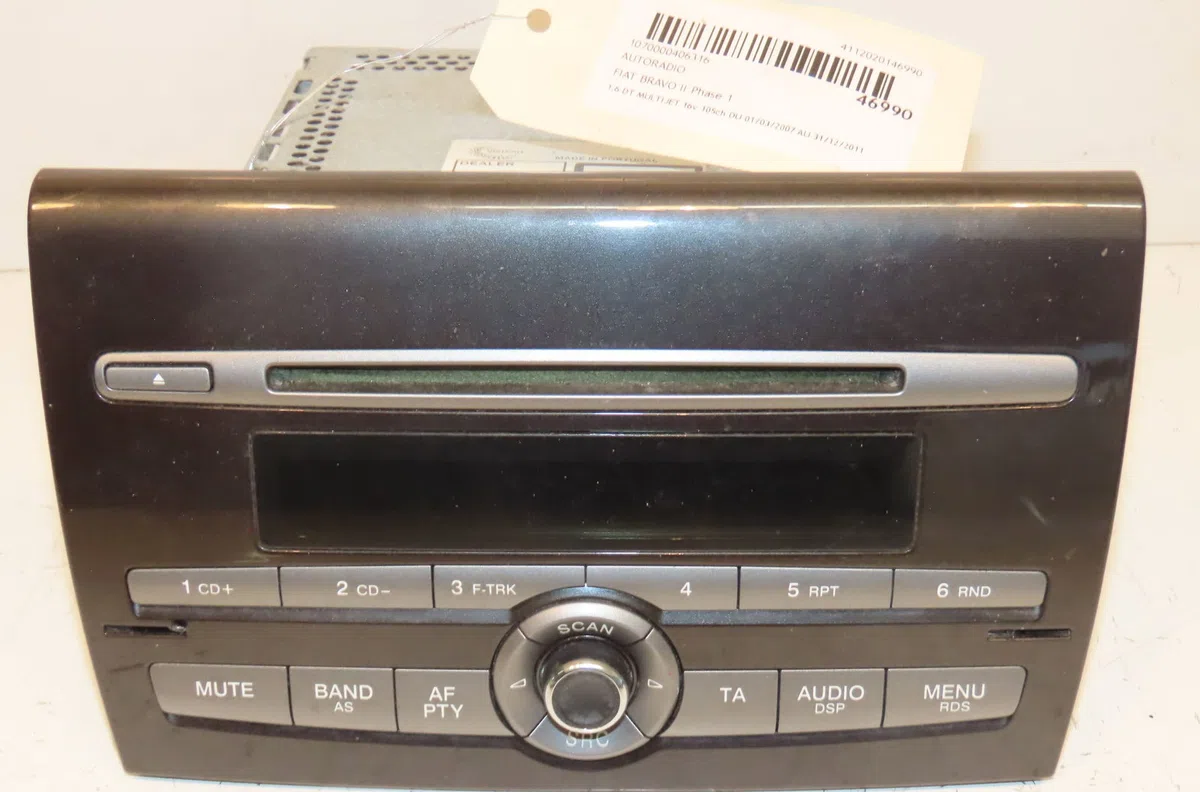 Autoradio Fiat BRAVO II (198_) 1.6 d multijet (198axh1b) (2007-2014) 5 portes occasion