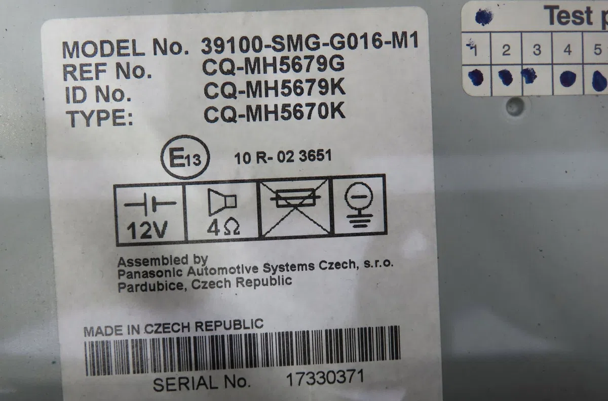 Autoradio Honda CIVIC VIII Hatchback (FN, FK) 2.2 ctdi (fk3) (2005) 5 portes occasion