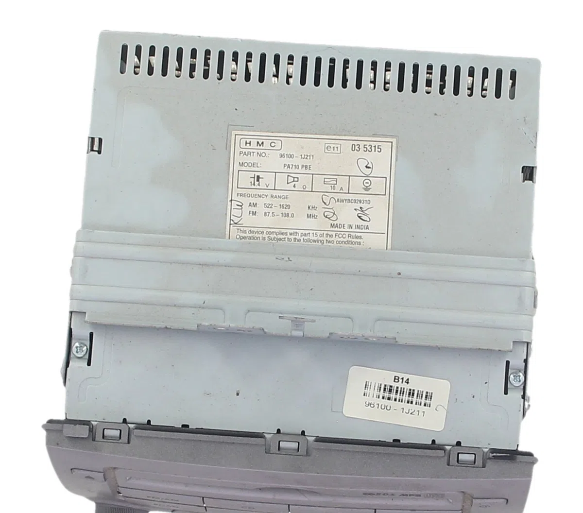 Autoradio Hyundai I20 I (PB, PBT) 1.4 crdi (2008-2015) occasion