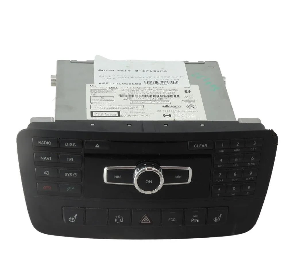 Autoradio Mercedes-benz CLASSE A (W176) A 250 (176.044) (2012-2018) occasion