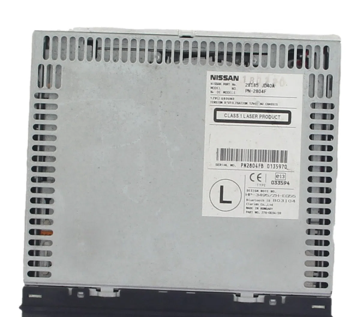 Autoradio Nissan QASHQAI - QASHQAI 2 I (J10, NJ10, JJ10E) 1.5 dci (2010-2013) 5 portes occasion