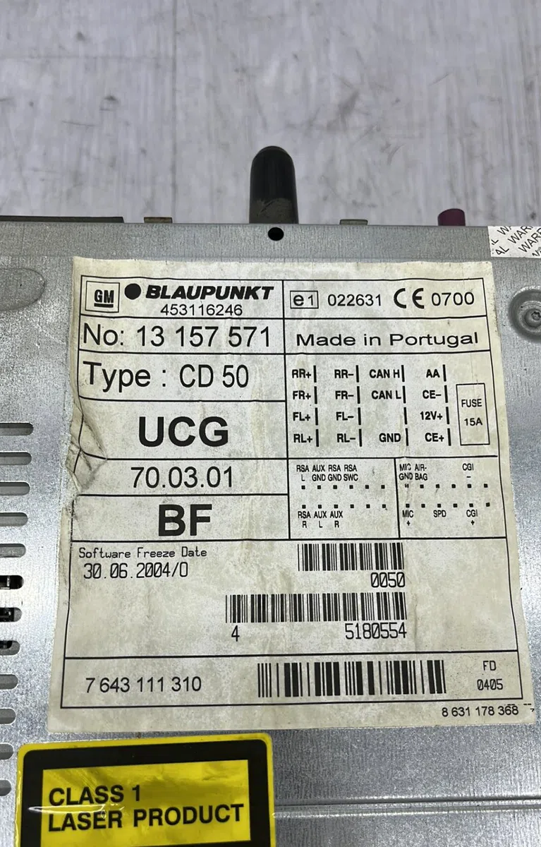 Autoradio OPEL ASTRA H PHASE 1 BREAK occasion