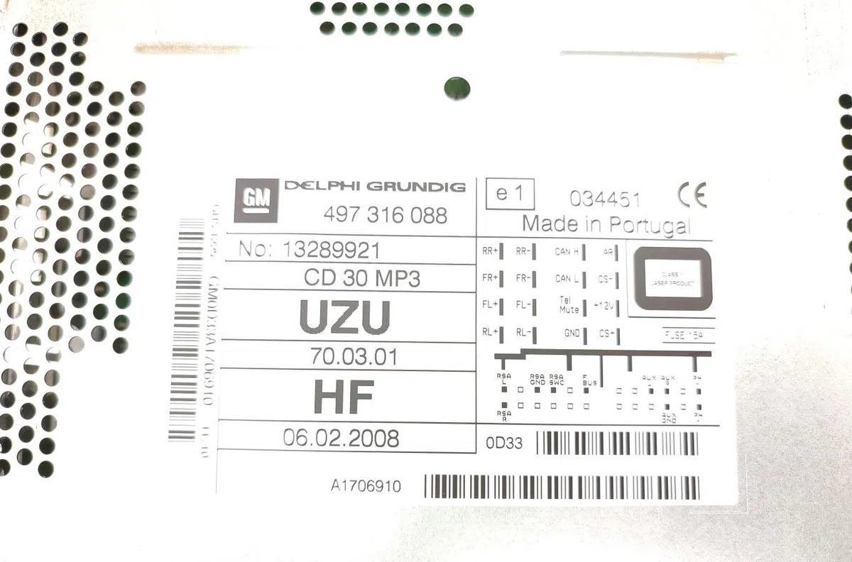 Autoradio OPEL CORSA D PHASE 1 occasion