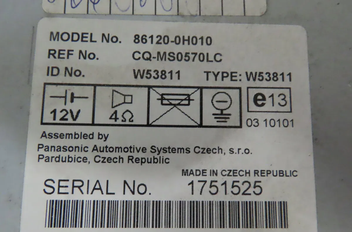 Autoradio Peugeot 107 (PM_, PN_) 1.0 (2005-2014) 3 portes occasion
