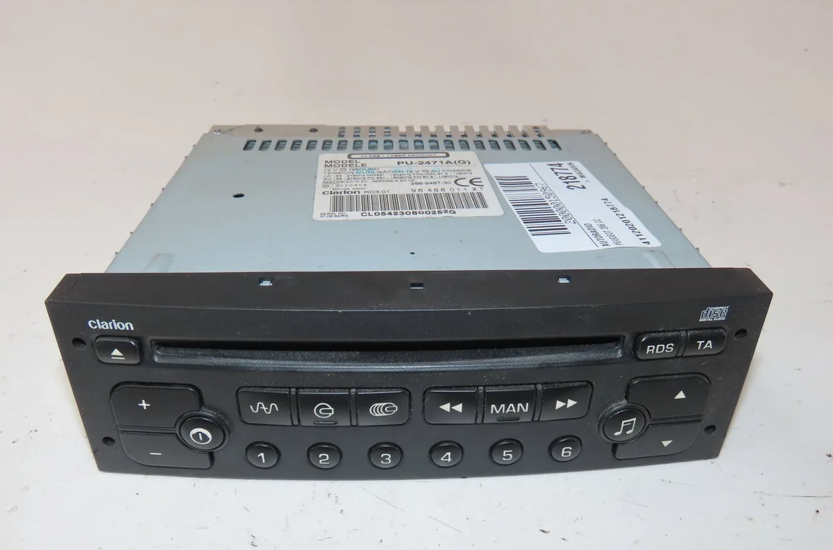 Autoradio Peugeot 206 CC (2D) 1.6 16v (2dnfuf, 2dnfur) (2000-2007) 2 portes occasion
