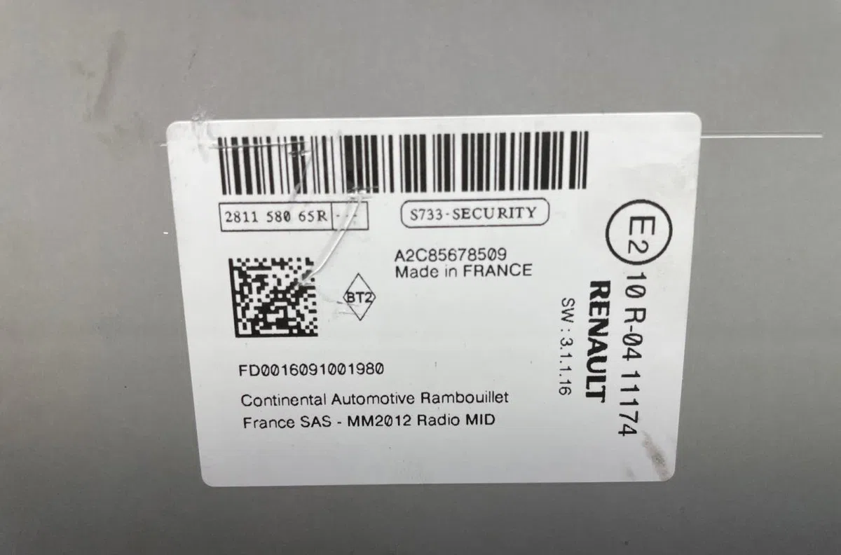 Autoradio Renault CAPTUR I (J5_, H5_) 0.9 tce 90 (2013) 5 portes occasion