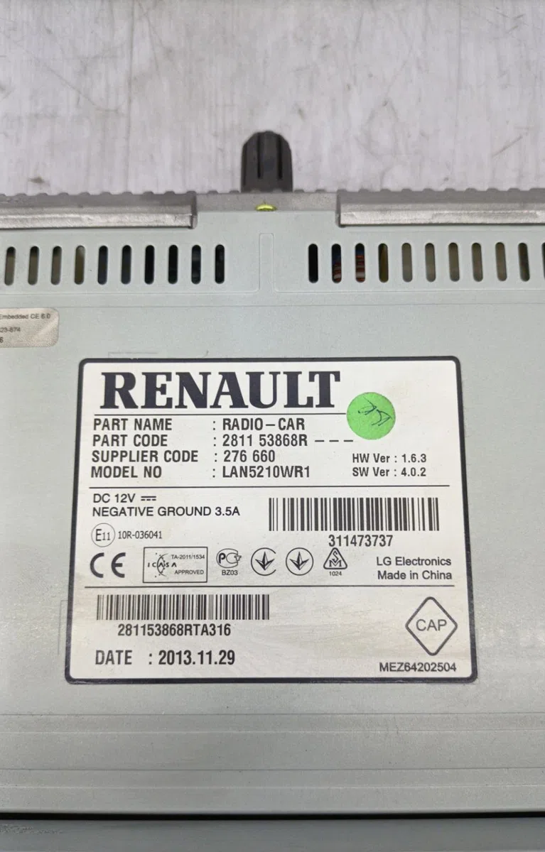 Autoradio RENAULT CLIO 4 PHASE 1 occasion