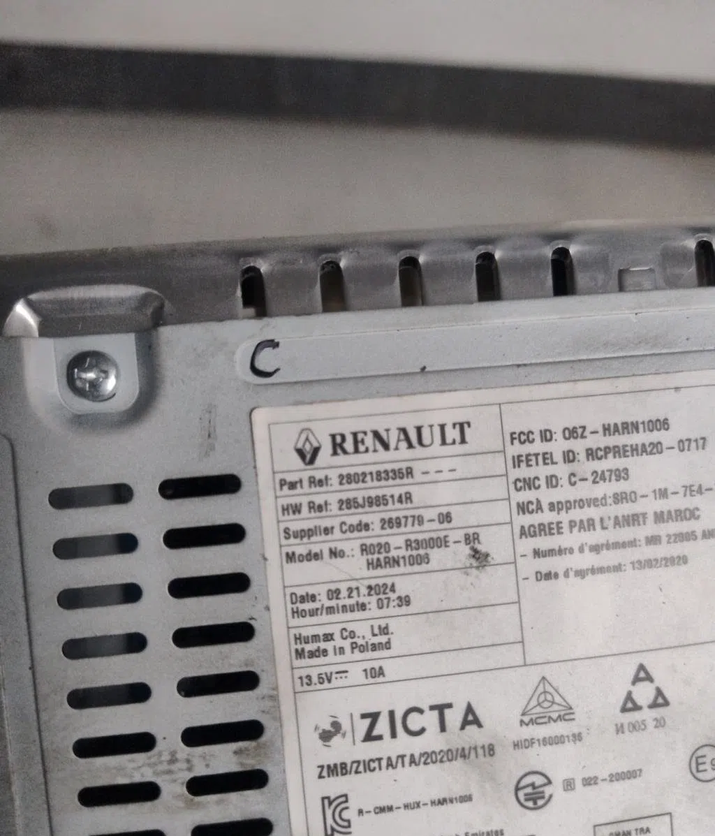 Autoradio Renault KANGOO III Monospace Tce 130 (kjmb) (2021) occasion