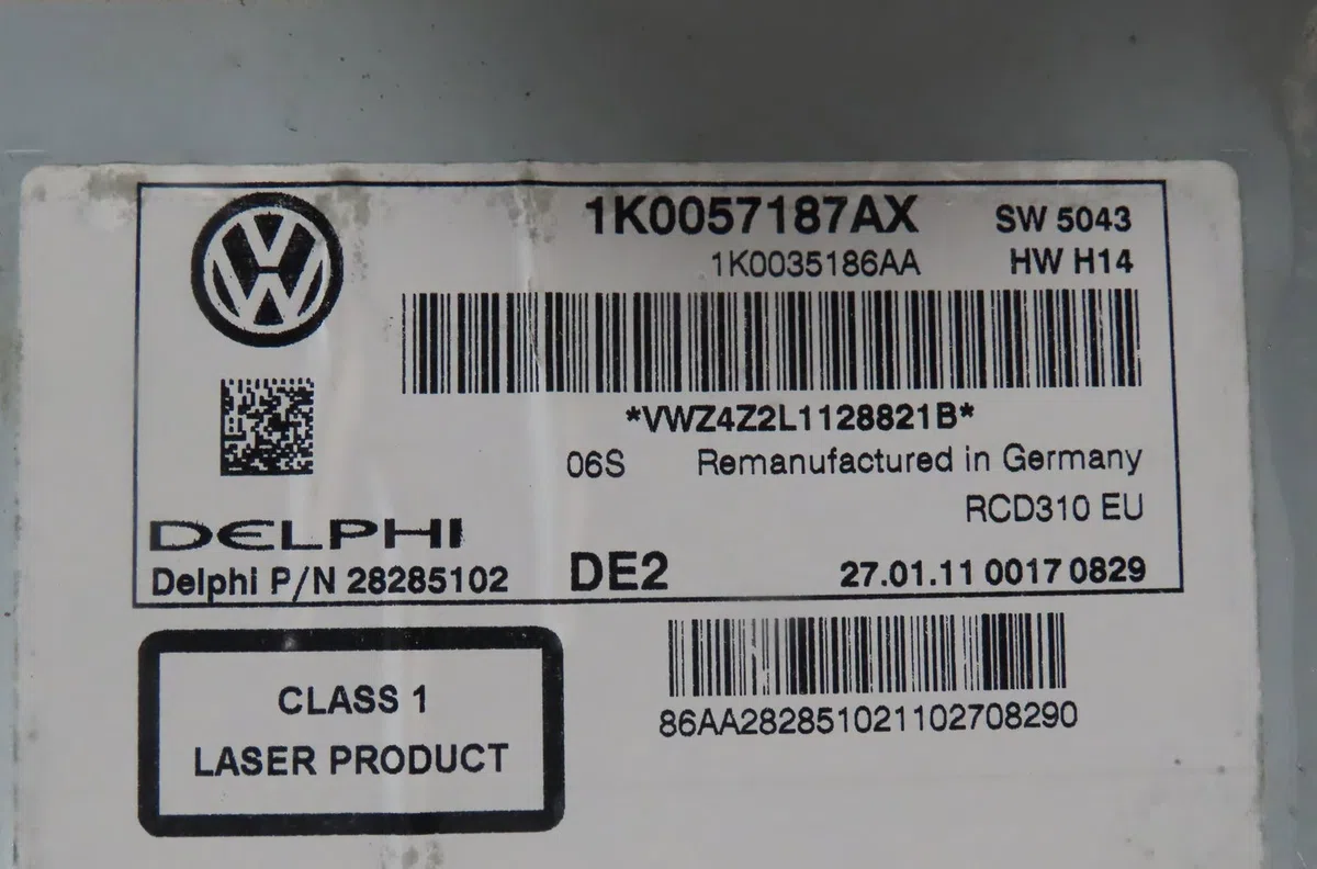 Autoradio Volkswagen GOLF VI (5K1) 1.6 tdi (2009-2012) 5 portes occasion