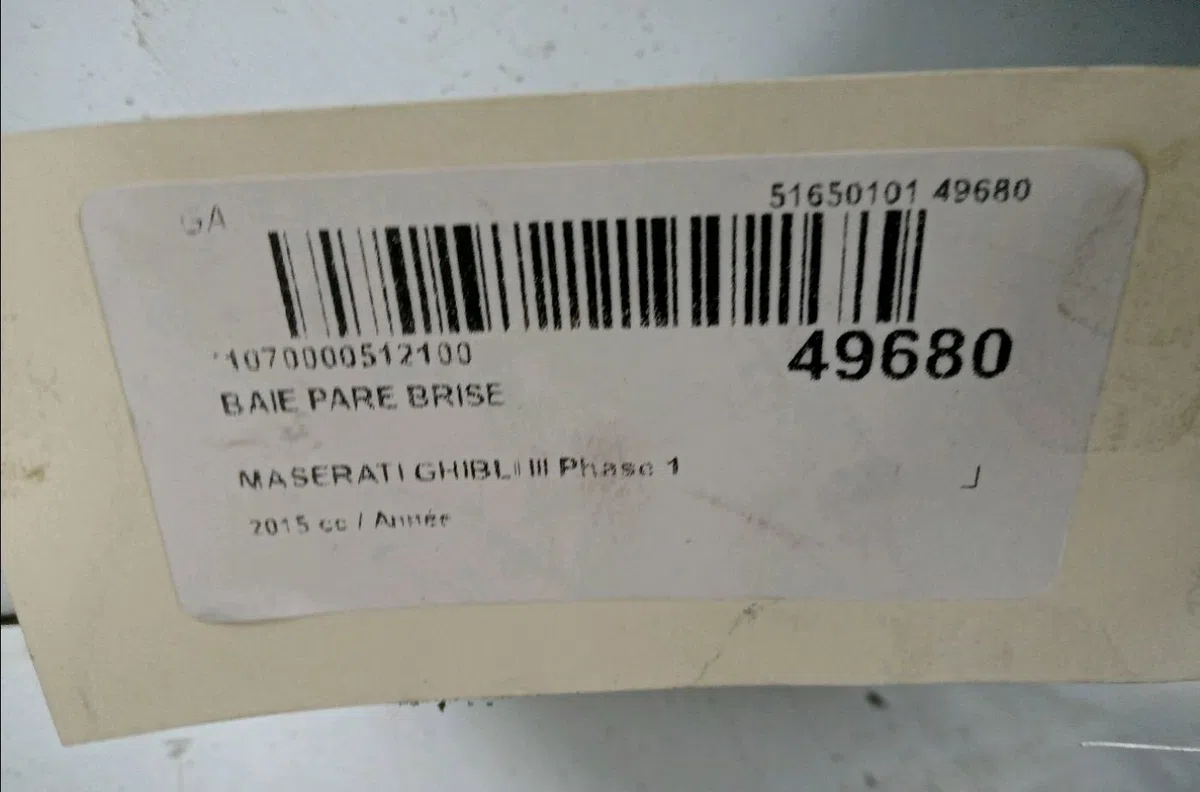 Baie pare brise Maserati GHIBLI III (M157) 3.0 d (2013) 4 portes occasion