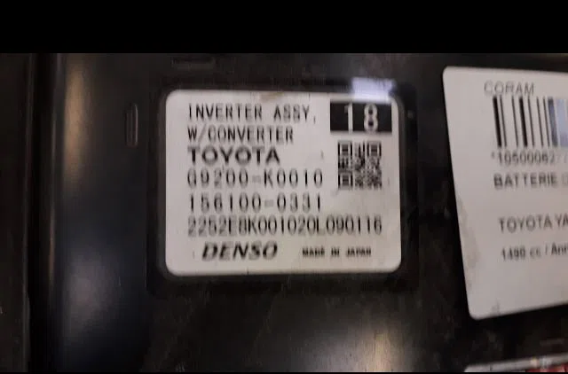 Batterie de traction TOYOTA YARIS HYBRID 116H - BV E 2021 occasion