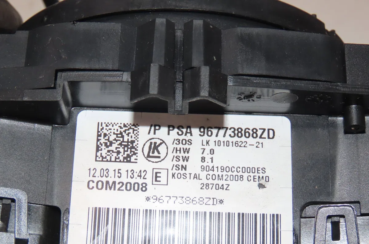Bloc commodos Citroën C3 II (SC_) 1.4 hdi 70 (sc8hzc, sc8hr0, sc8hp4) (2009) 5 portes occasion