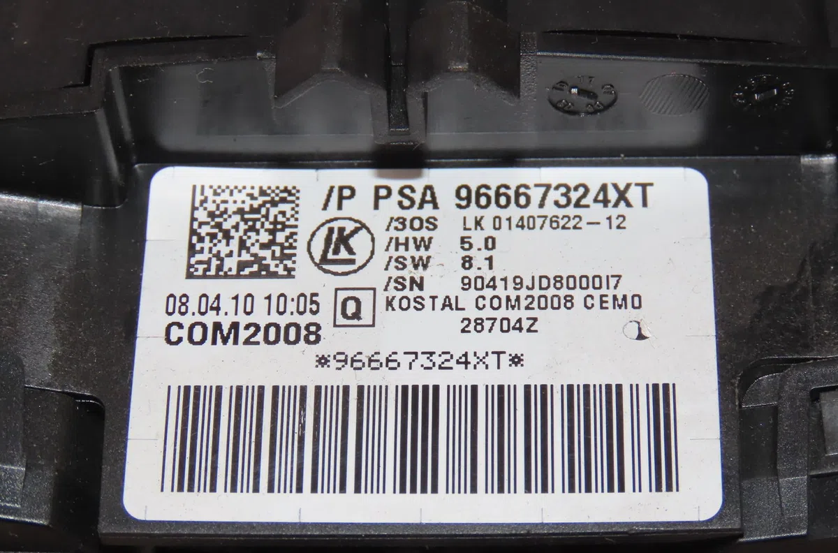 Bloc commodos Citroen C3 II (SC_) 1.6 hdi (2009-2016) 5 portes occasion