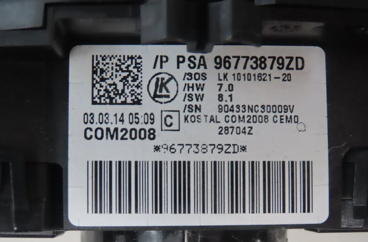 Bloc commodos Citroen C3 II (SC_) 1.6 hdi (2009-2016) 5 portes occasion