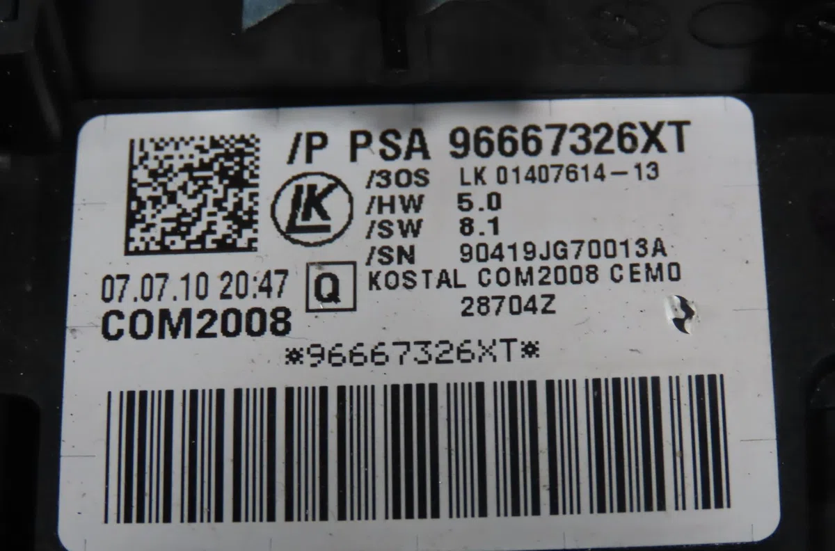 Bloc commodos Citroen DS3 (SA_) 1.6 hdi 90 (2009-2015) 3 portes occasion