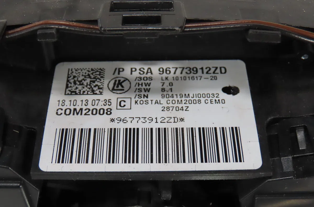 Bloc commodos Peugeot 5008 (0U_, 0E_) 1.6 hdi (2010-2017) occasion