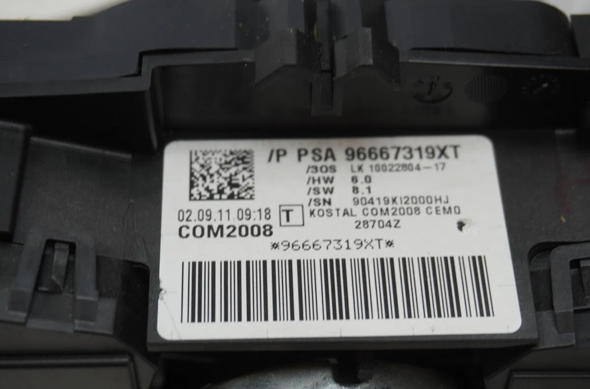 Bloc commodos Peugeot 5008 (0U_, 0E_) 2.0 hdi 150 - bluehdi 150 (2009-2017) 5 portes occasion