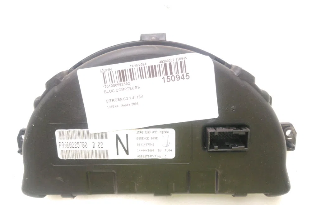 Bloc compteurs Citroen C2 (JM_) 1.4 16v (2005-2009) occasion