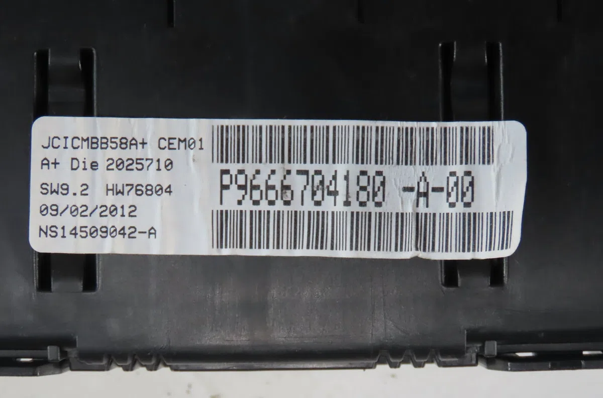 Bloc compteurs Citroen C4 PICASSO I Monospace (UD_) 1.6 hdi 110 (2010-2013) 5 portes occasion